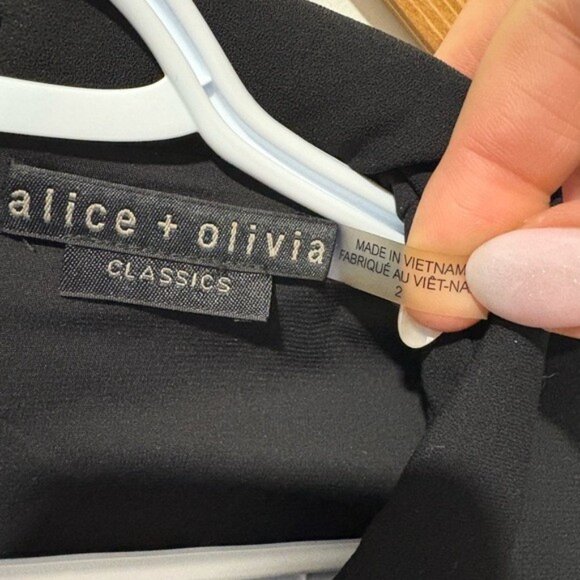 Alice + Olivia KYRIE TUXEDO SKORT ROMPER - Picture 7 of 13